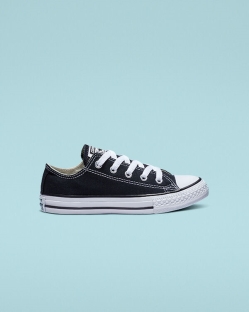 Converse Chuck Taylor All Star Fiu Rövidszárú Fekete | QWVATXZ-HU